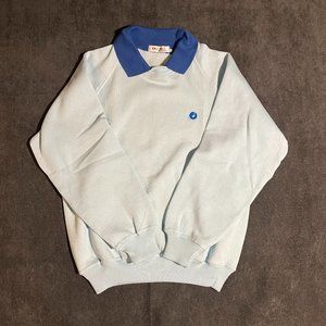 Diesel Only The Brave Women's Baby Blue Collared Pullover (2)